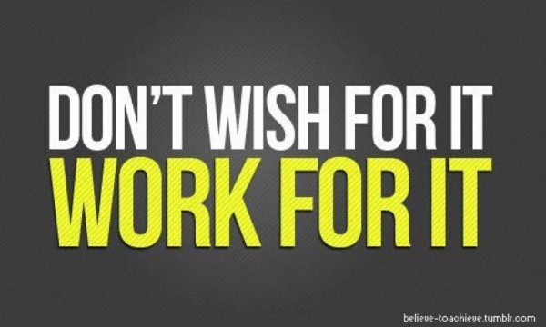 work for it