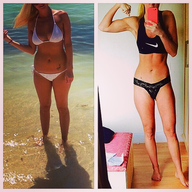 Laura’s Before and after pics…